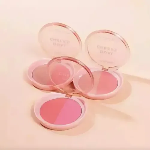 Rubor Compacto 2 En 1 Dual Cheeks Blush Ruby Rose Tono Del Maquillaje Cor 9/10