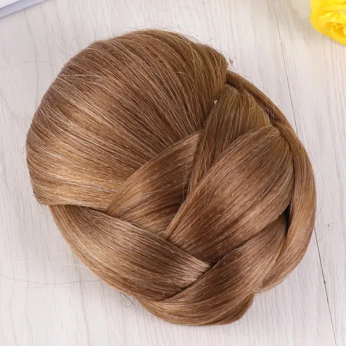 Jf Peluca De Fibra Sintética For Extensión De Cabello Con