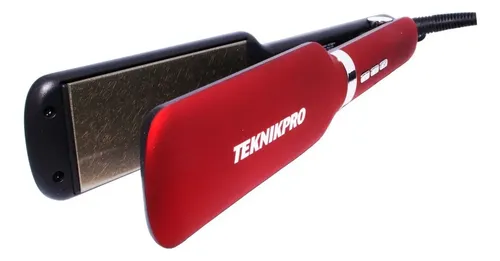 Teknikpro Red Passion Planchita Peluquería Pelo Húmedo Seco
