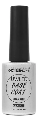 Base Coat Esmaltado Permanente Cherimoya Uñas UV/LED 8ml Brillo