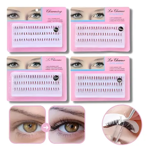 Pestañas Ramillete Volume Ruso Individuales Postizas X1