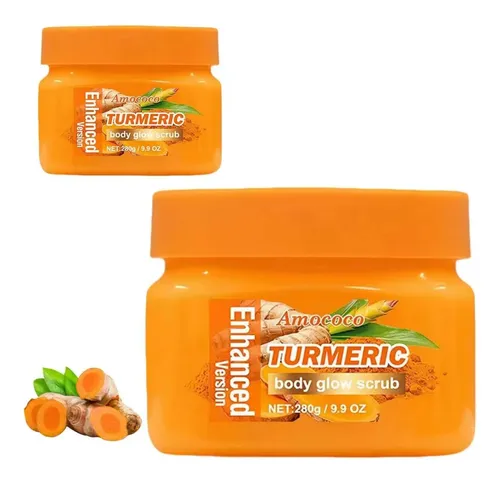 ‘n– 2 Paquetes De Exfoliante Corporal Con Cúrcuma, Limpiador
