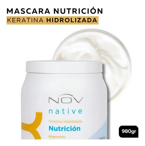Mascara Capilar Keratina Hidrolizada Nutritiva Nov 980gr