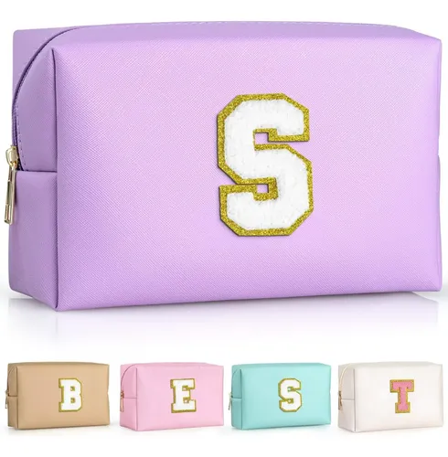 Bolsa De Cosméticos Topeast Initial Para Mujer, Impermeable,