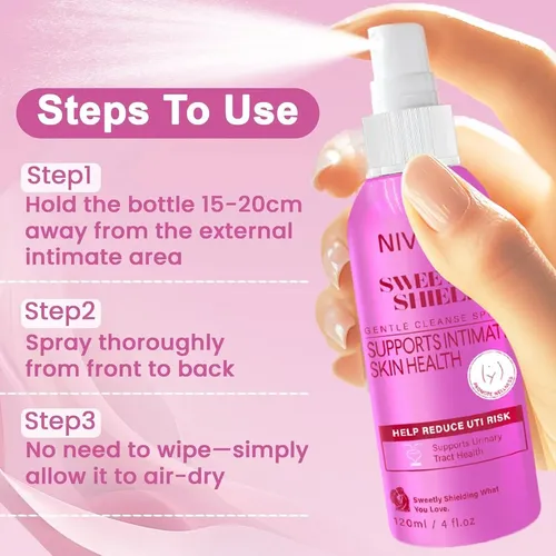 Spray Íntimo Femenino Nivexis 118ml Control Olor Y