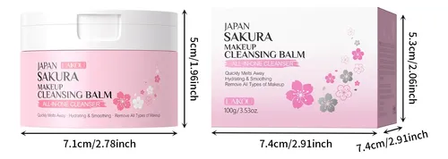 Bálsamo Limpiador De Maquillaje Laikou Sakura 100 G Que Limp Normal Día/noche