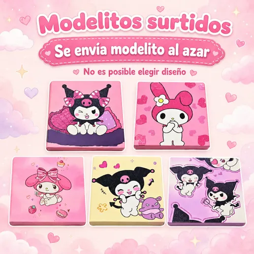 Kit Maquillaje Kawaii Chicas Bond Kitty Kuromi Surtido