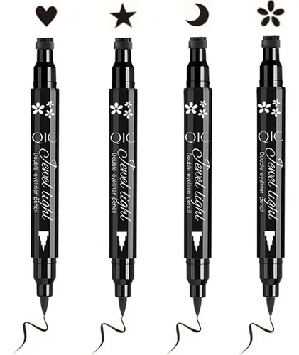 Juego De Sellos Y Delineador De Ojos Wonder X 4 Pcs