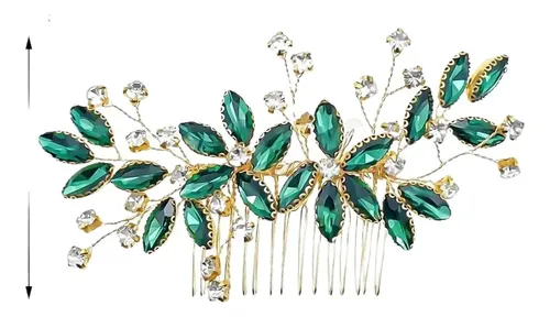 Tiara De Cristal Y Perlas Para Novia