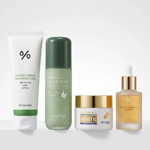 Kit Skincare Coreano Rutina Completa Jabón Serum Hidratante
