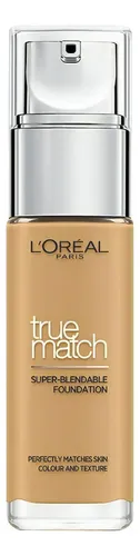 Base de maquillaje líquida True Match de Loreal Paris Tom 6.D/6.W, miel dorada
