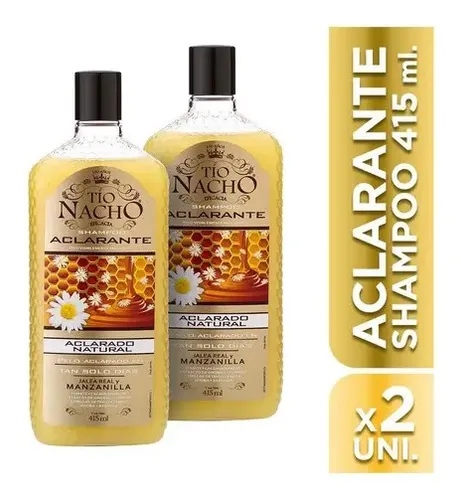 Tío Nacho Shampoo Aclarante 415ml X 2 Unidades