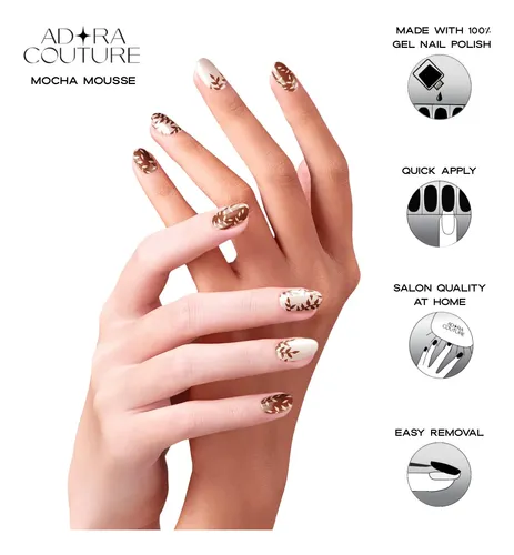 Tiras De Gel Para Uñas Adora Couture Semicuradas Con 30 Unid