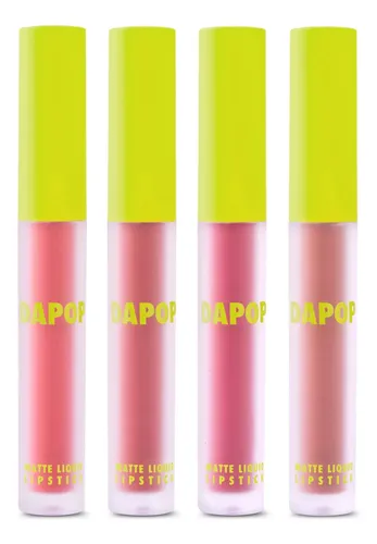 Matte Liquid Lipstick Dapop – Labial Nude Intransferible Color 3