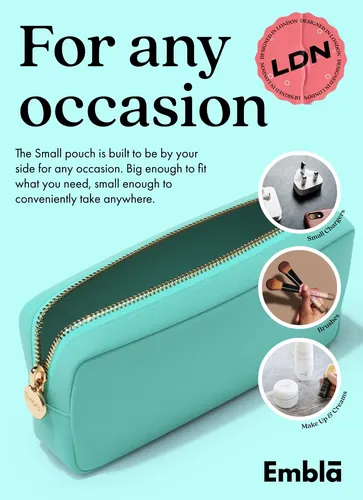 Neceser Cosmético Embla Para Viaje, Estuche De Maquillaje Ro