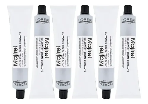 Loreal Profesional Majirel Kit X6 Tintura Con Amoniaco 50gr Tono A Elección