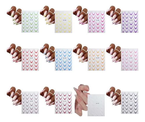 Pegatinas Autoadhesivas Para Uñas Con Punta (6 #mold) Not