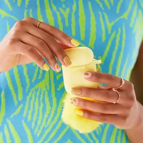 Kiss Impress Uñas Postizas Modelo Sun Daze