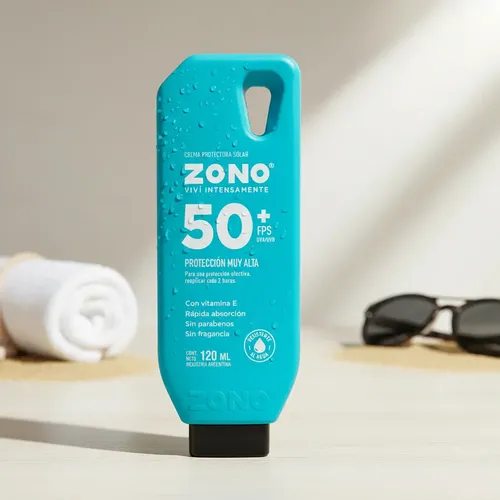 Protector Solar Zono 50fps Vit. E Proteccion Muy Alta 120ml