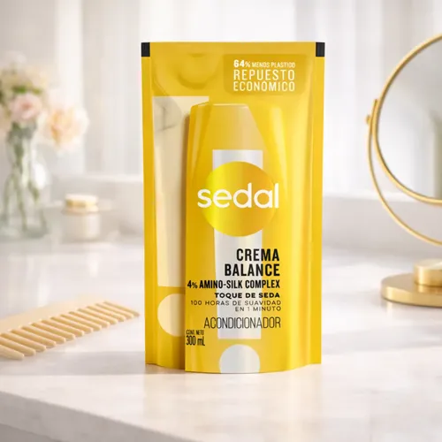 Acondicionador Sedal Crema Balance 300ml Repuesto Doypack