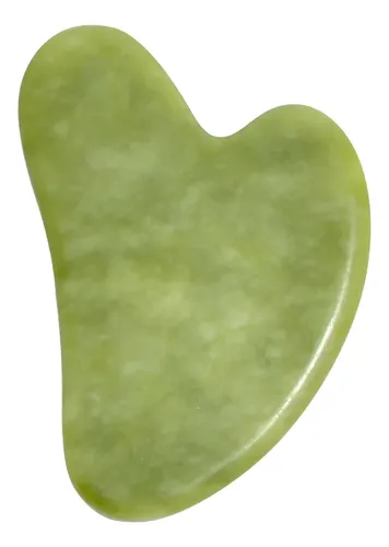 Masajeador Facial Piedra Gua Sha Jade Tensión Facial Arrugas
