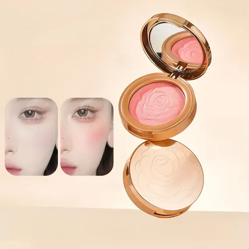 Crema De Rubor Iluminadora De Pétalos Para Maquillaje Facial