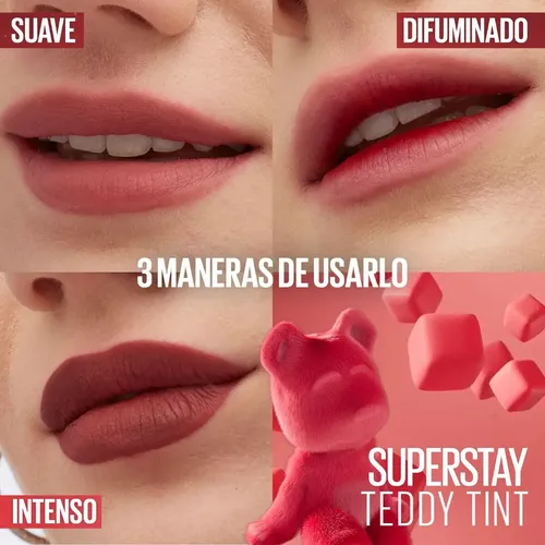 Tinta De Labios Maybelline Super Stay Teddy Tint Nº30