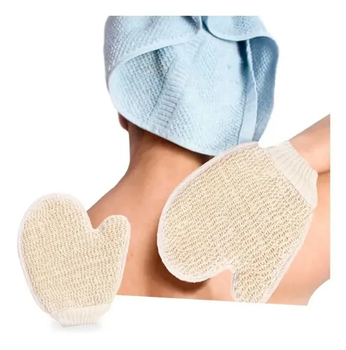 1x Guante Exfoliante Manopla Corporal Facial Piel Para Spa