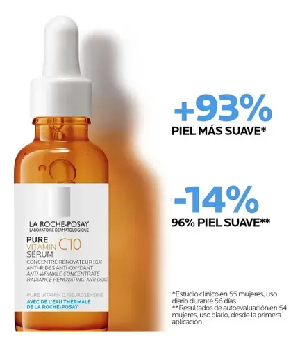La Roche Posay Pure Vitamin C10 Serum 2pcs Momento De Aplicación Día/noche Tipo De Piel Todo Tipo De Piel