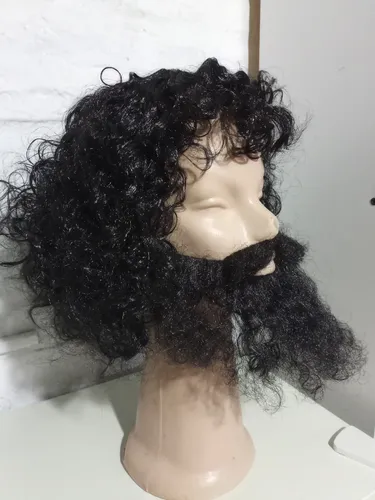 Peluca Y Barba Negra Style By La Parti Wigs!
