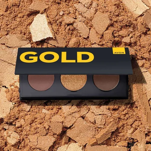 Avon Paleta De Sombras Gold 3.6g