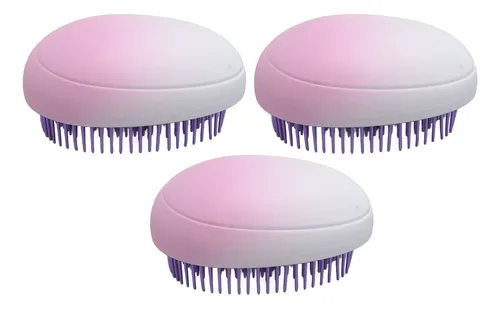Cepillo Para Cabello Seco Y Húmedo, 3 Piezas, Desenredando C
