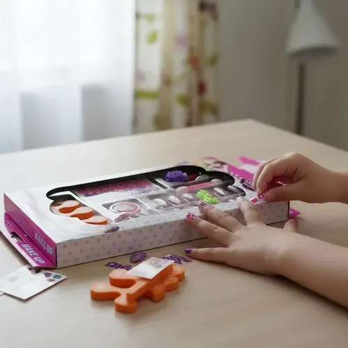 Juego Set De Uñas Para Nena Princess Make Up Beauty