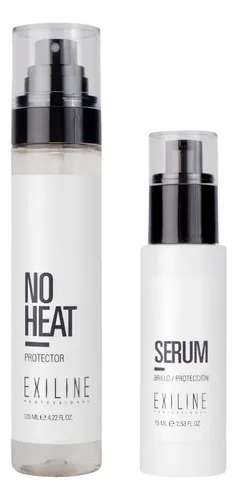 Exiline No Heat Protect Térmico 125ml+ Serum Brillo 75ml -3c