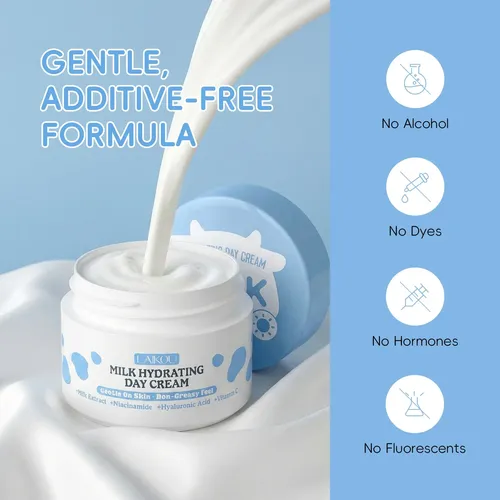 Crema Facial Laikou Leche Día Y Noche Hidratante 60g Normal Día/noche