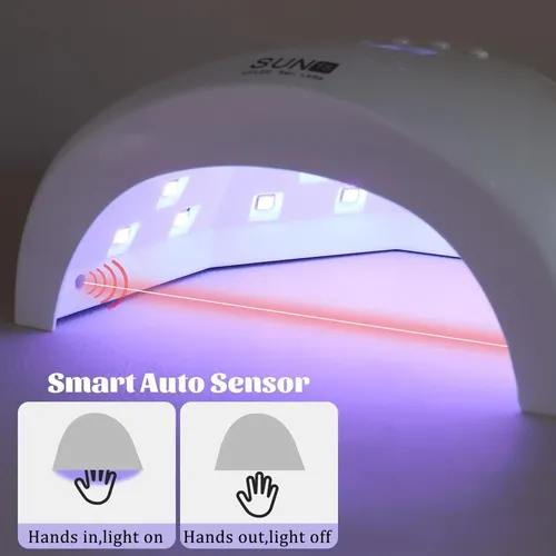 Secador De Uñas Uv Led 48w Jinfei Con 30 Perlas Y