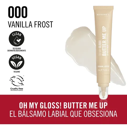 Bálsamo Labial Hidratante Rimmel Oh My Gloss! Butter Me Up