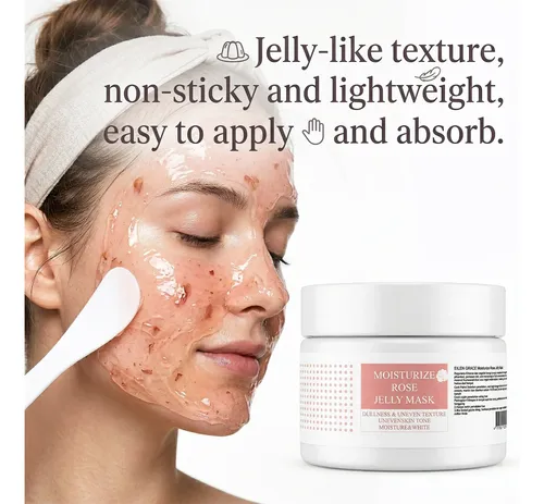 =mascarilla Facial De Gel Rosa, Tratamiento Hidratante E N