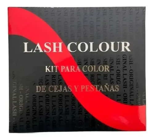 Kit Tinte Cejas y Pestañas Lash Colour Negro y Marrón Resistente Agua rinde 100 servicios