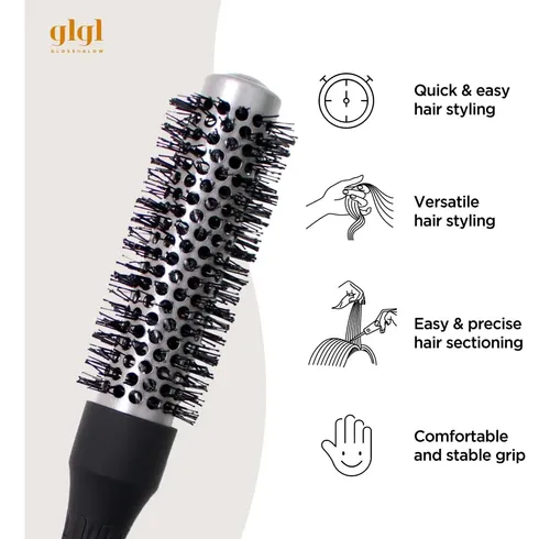 Cepillo Redondo Glgl Profesional Para Peinar Sin Electricida