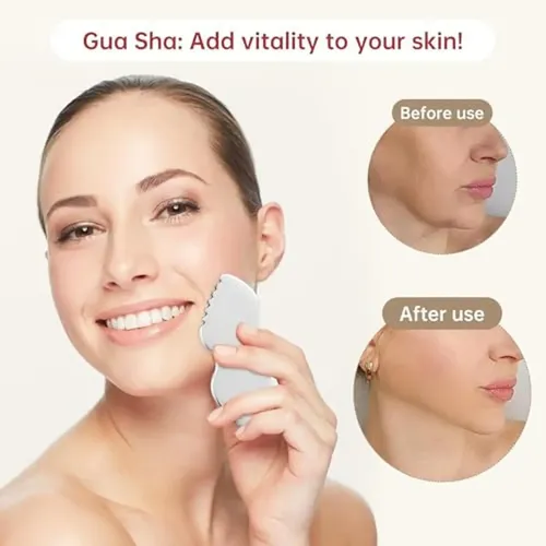 Herramienta Gua Sha De Acero Inoxidable De Primera Calidad P