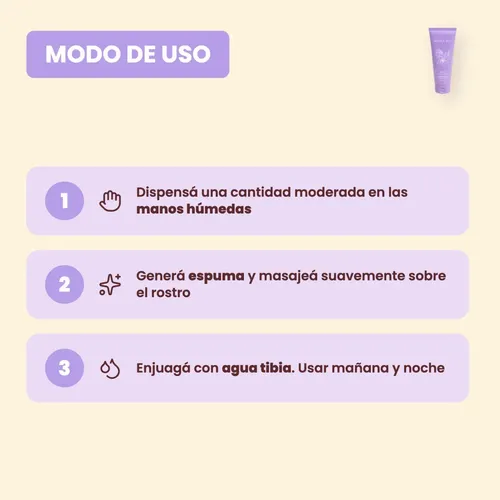 Espuma Limpiadora Facial Mary & May con Colágeno y Niacinamida para Piel Sensible