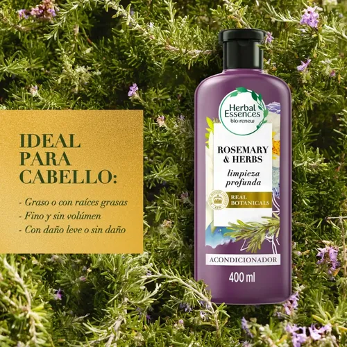 Acondicionador Herbal Essences Rosemary 400 Ml