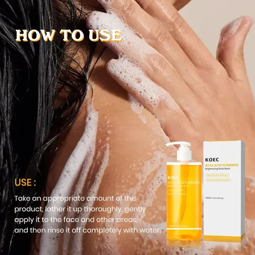 Curcuma Ácido Kójico Exfoliante Corporal Spray 300 G Ácido K