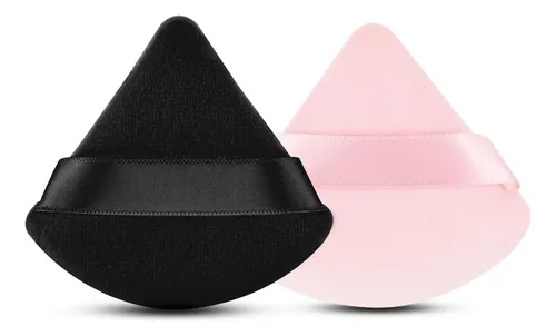 Evaouxiu Set 2 Puff Triangular Para Polvo