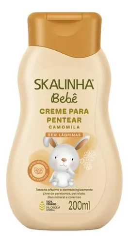 Crema Peinar Skalinha Bebe Skala Curly Girl 200ml Vegana