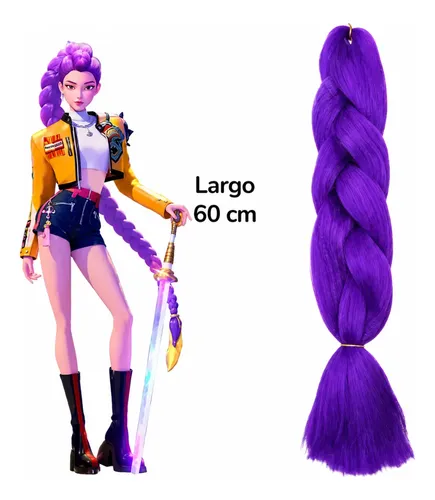Trenza Fantasía Extensiones Lista Para Colocar Rumi Kpop