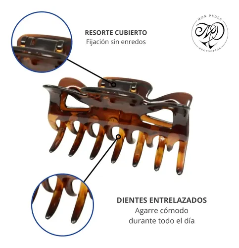 Broche Pelo Carey Frances Ganchos Clip Broches Franceses Carey