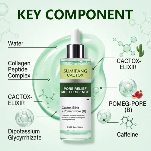 Sumifang Cactox Pore Essence  Cuidado Refrescante Para Poro