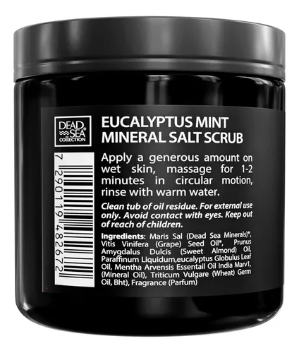 Exfoliante Corporal Colección Del Mar Muerto, Eucalipto Y Me